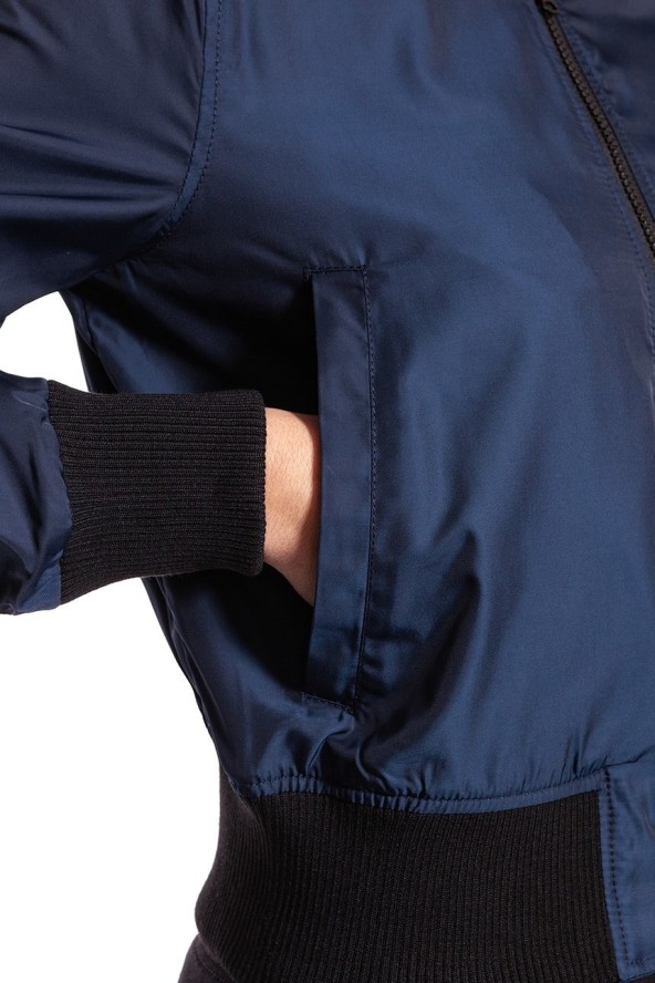 DAMSKA KURTKA PRZEJŚCIOWA WRANGLER BOMBER NAVY W4121XC35 112128752