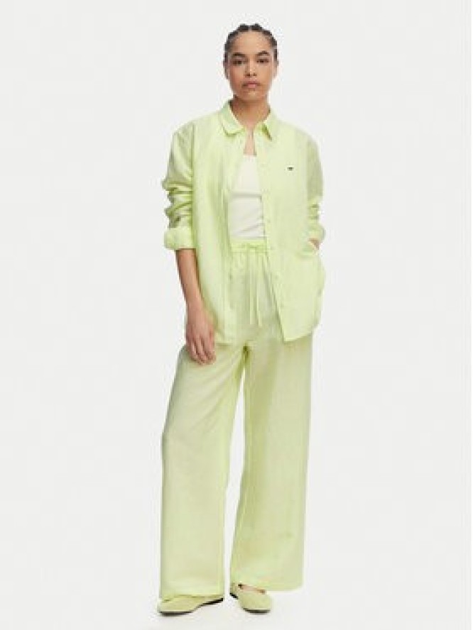 Tommy Jeans Koszula DW0DW22209 Zielony jasny Relaxed Fit