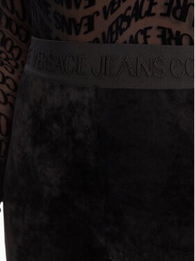 Versace Jeans Couture Legginsy 79HAC101 J0241 Czarny Slim Fit