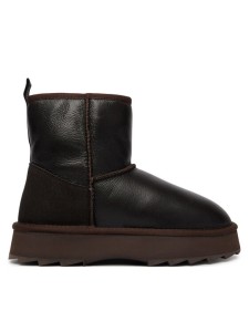 EMU Australia Śniegowce Sharky Mini Town Flatform W13340 Brązowy ciemny