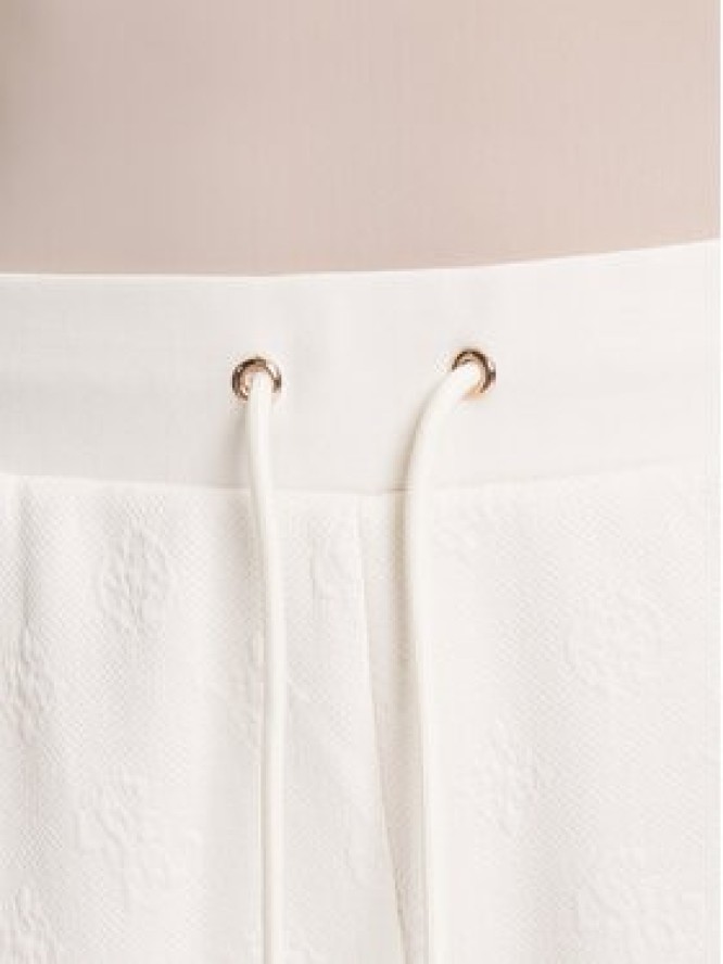 Guess Spodnie dresowe V5YB19 KBSL2 Écru Regular Fit