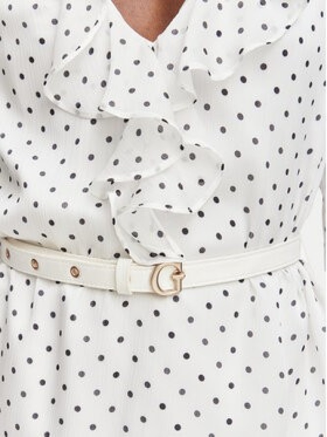 Guess Sukienka codzienna W6YK35 W2959 Biały Regular Fit
