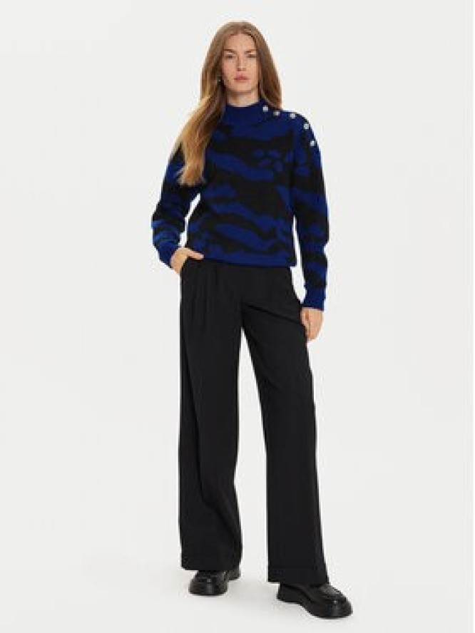 Morgan Sweter 242-MFELIX Niebieski Regular Fit