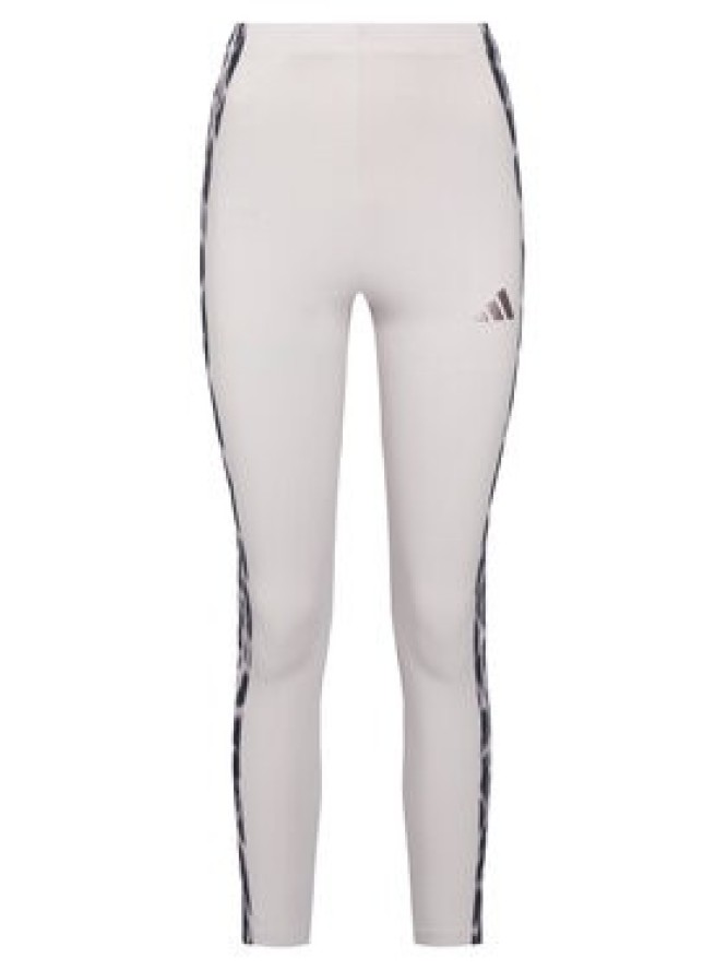 adidas Legginsy Seasonal Essentials Leopard Print KC3883 Fioletowy Slim Fit