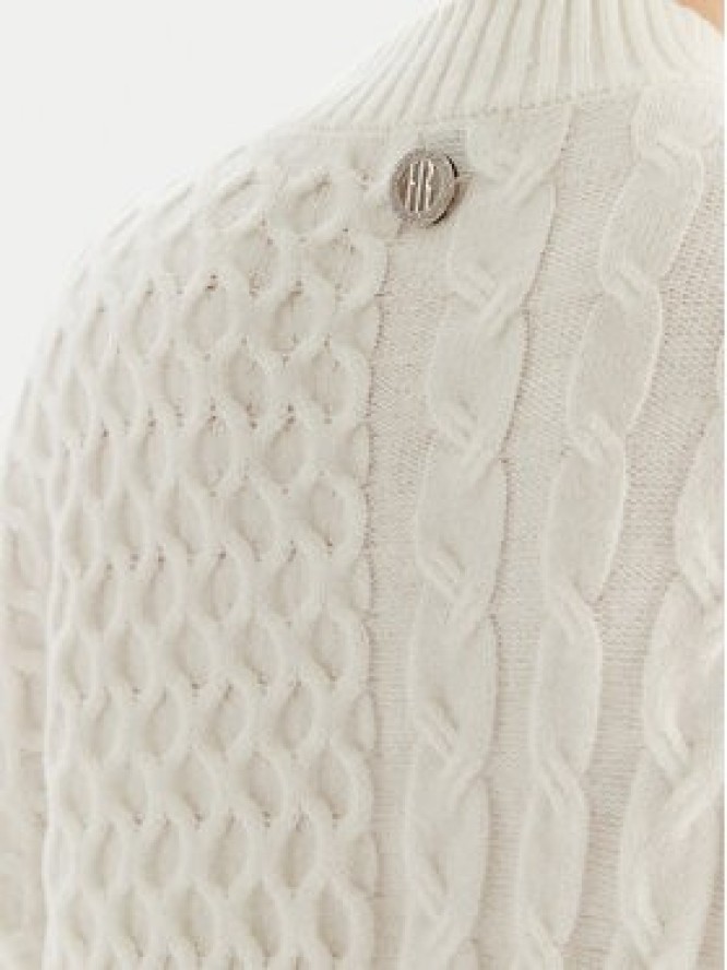 Fracomina Golf FR25WT7037K47101 Écru Relaxed Fit