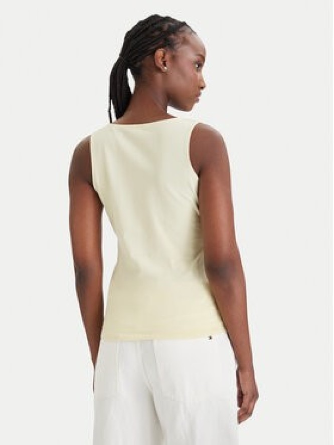 Guess Top W6GP10 K2932 Żółty Regular Fit