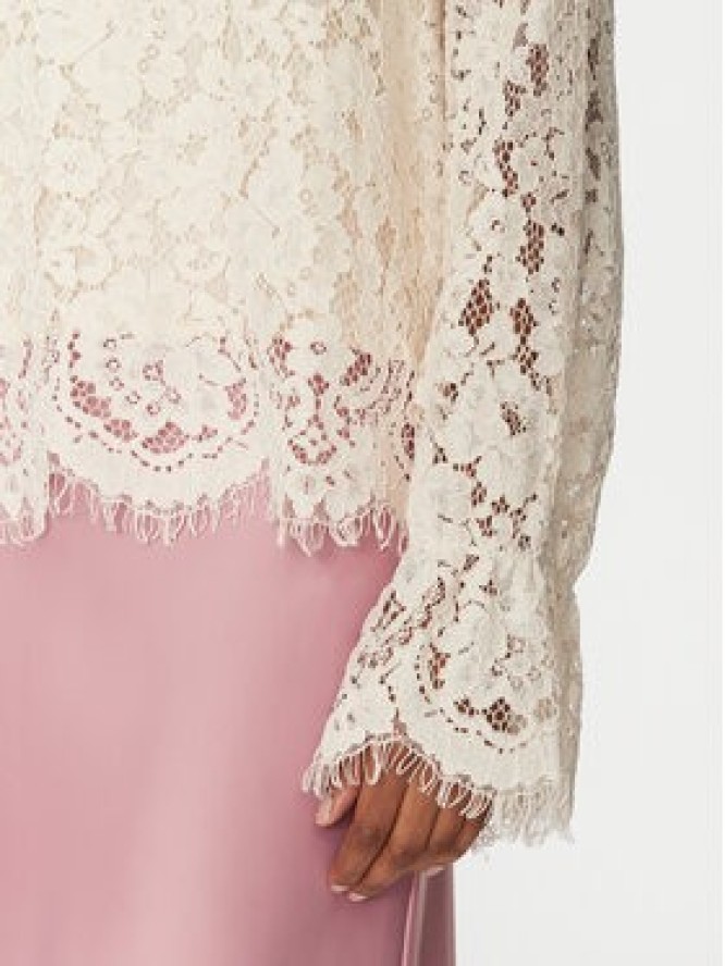 YAS Bluzka Perla 26032813 Écru Regular Fit