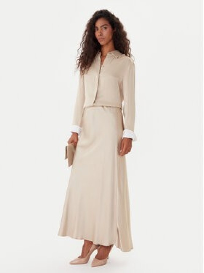 BOSS Koszula Beruta1 50542007 Beżowy Regular Fit