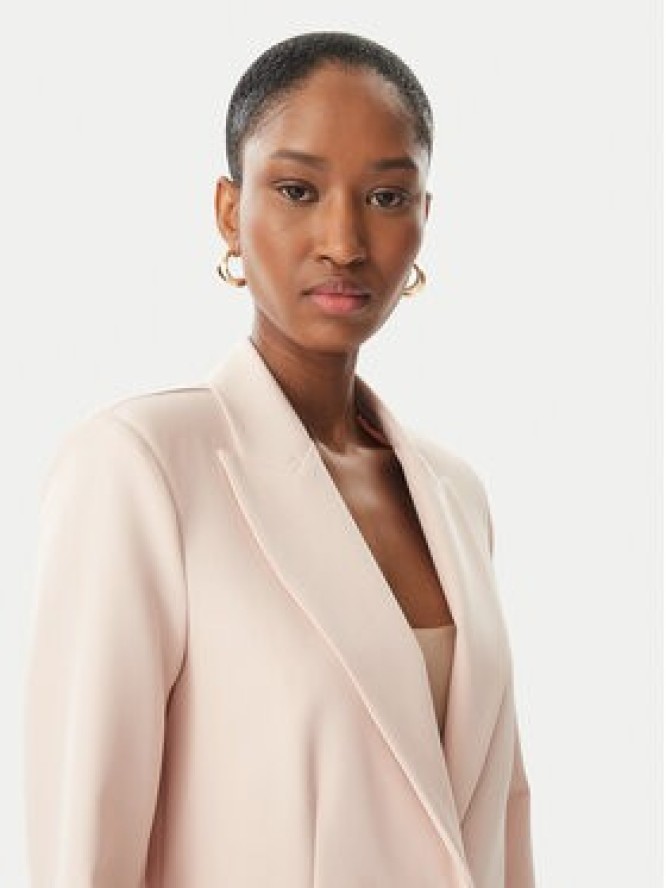 Maryley Marynarka MARYLEY-26EB187 Różowy jasny Regular Fit