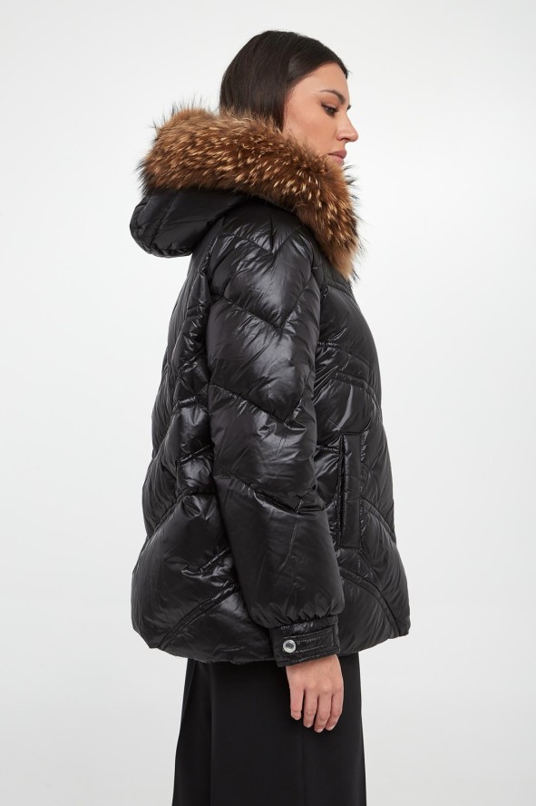 Kurtka damska z futerkiem ERMANNO FRIENZE