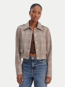 Guess Kurtka przejściowa W6RL55 WL442 Beżowy Regular Fit