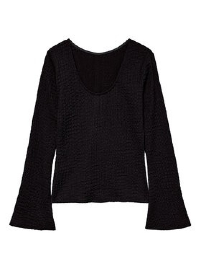 Vero Moda Bluzka Cille 10334657 Czarny Slim Fit