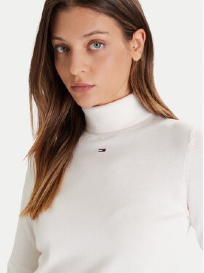 Tommy Jeans Golf Essential DW0DW21672 Écru Regular Fit