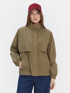 Tommy Hilfiger Wiatrówka WW0WW46444 Khaki Relaxed Fit