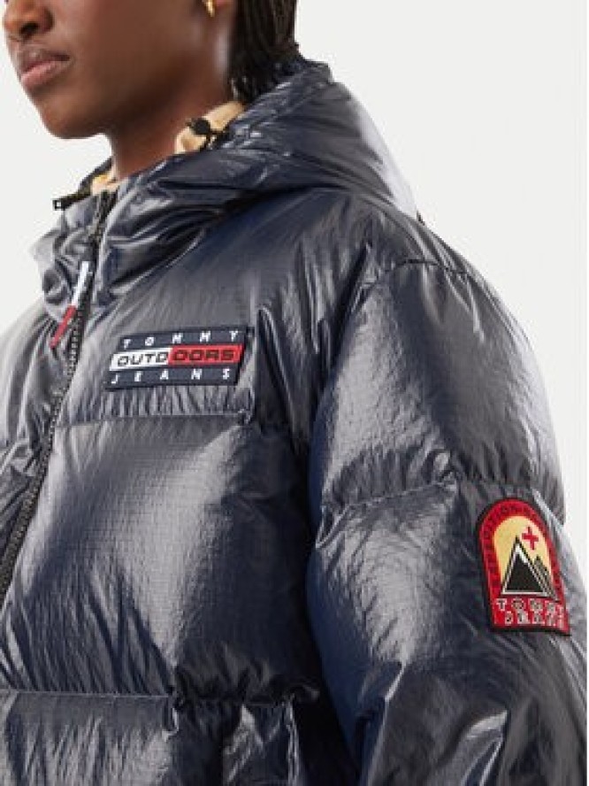 Tommy Jeans Kurtka puchowa Alaska DW0DW23802 Granatowy Oversize