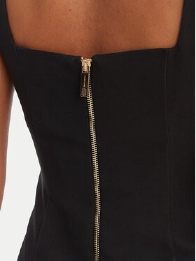 Fracomina Sukienka koktajlowa FR26SD2017W42901 Czarny Slim Fit