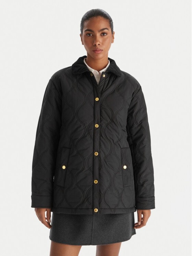 Hunter Kurtka przejściowa Witton HARW0004252 Czarny Regular Fit