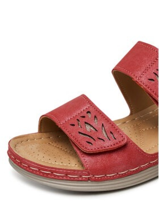 Clara Barson Klapki WYL05010-11 Czerwony