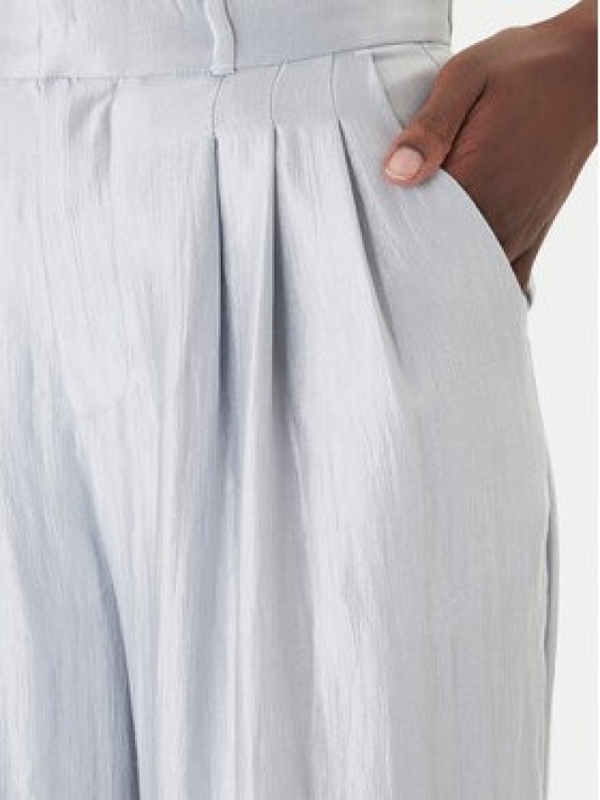 Eleh Spodnie materiałowe SS260403 Błękitny Relaxed Fit