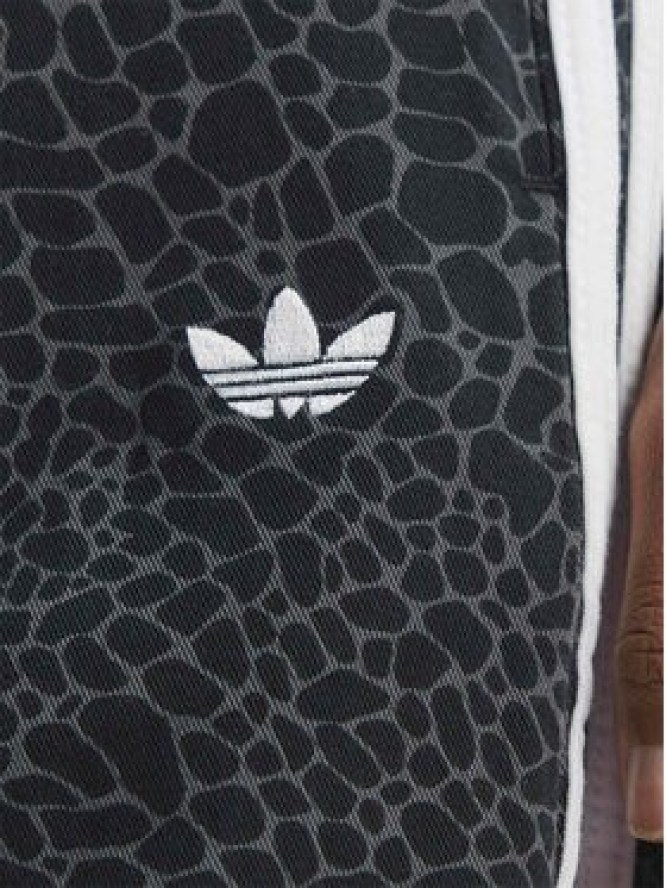 adidas Jeansy Firebird Aop KD2816 Szary Loose Fit