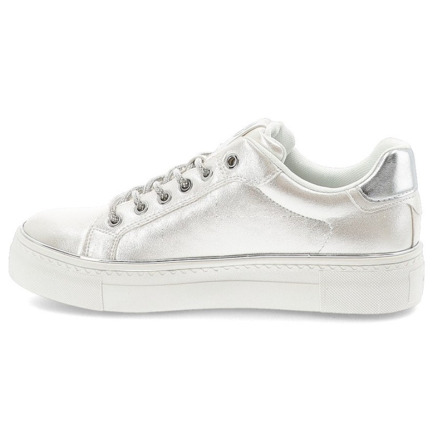 Srebrne Sneakersy Tamaris Modne Obuwie Damskie
