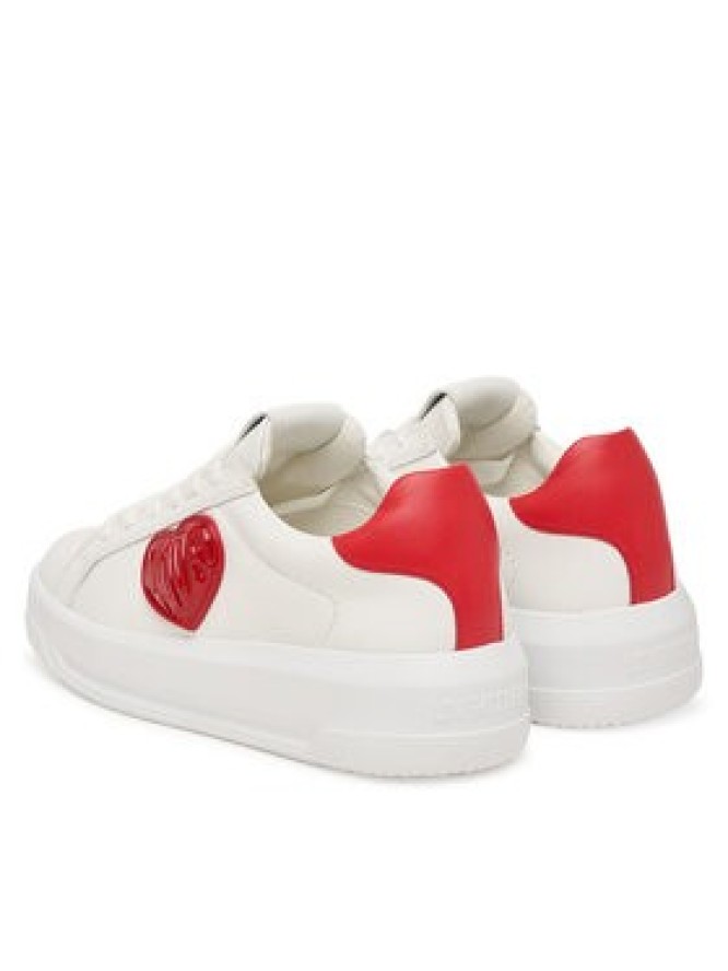 LOVE MOSCHINO Sneakersy JA15235G1PIAQ10A Biały