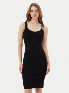 KARL LAGERFELD Sukienka codzienna A2W13018 Czarny Slim Fit