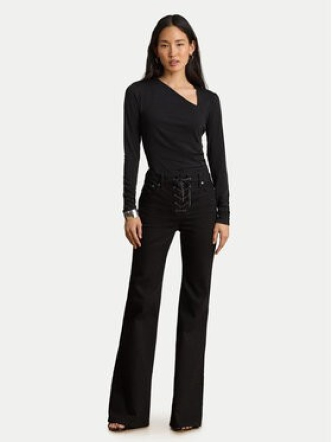 LAUREN RALPH LAUREN Bluzka 200P13936001 Czarny Regular Fit