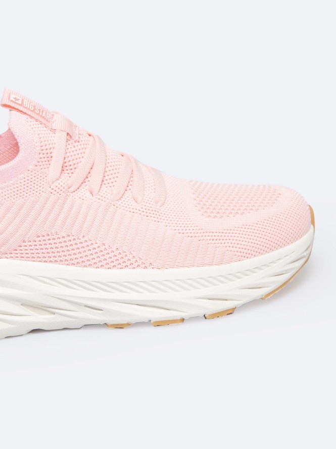 Sneakersy damskie lekkie różowe RR274A131 600