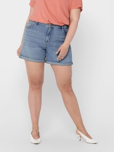 ONLY Carmakoma Szorty dżinsowe "Hine" w kolorze błękitnym rozmiar: 50