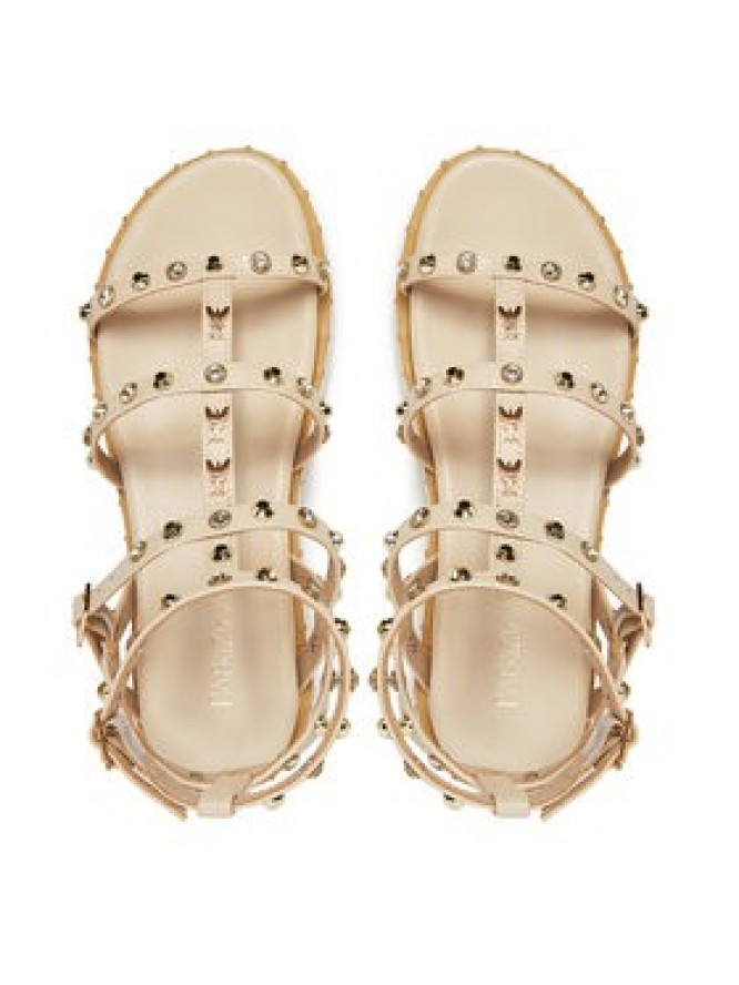 Patrizia Pepe Sandały PPJ347.02 Beżowy