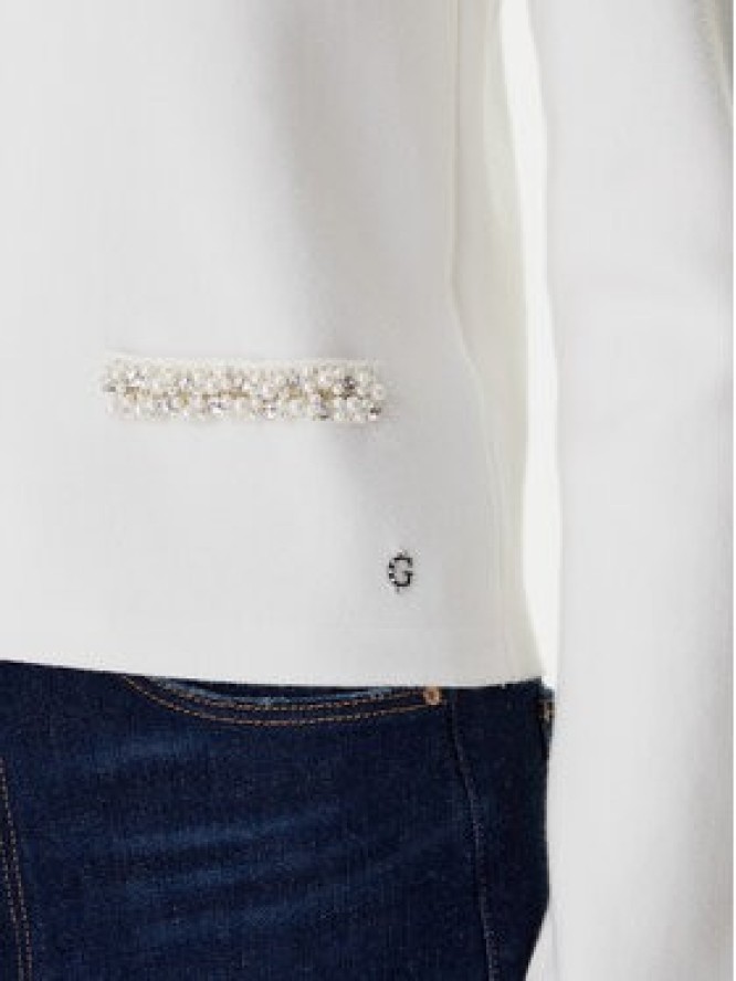 Guess Kardigan W6RR42 Z4422 Écru Regular Fit