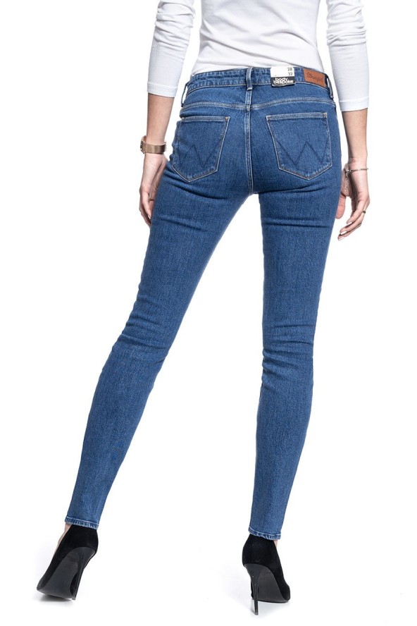 SPODNIE DAMSKIE WRANGLER SKINNY SUNDAY BLUES W28LJHTL8 112128394