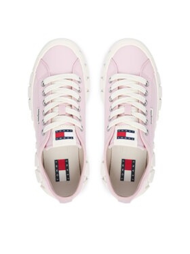 Tommy Jeans Sneakersy Tj Platform Sneaker EN0EN03098 Różowy jasny