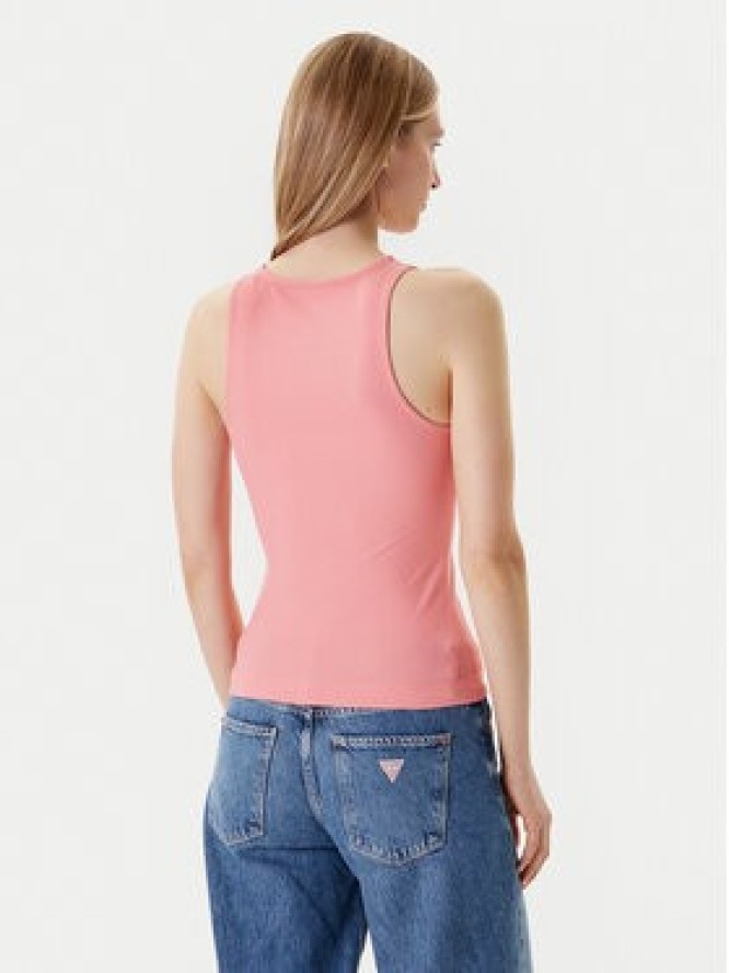 Guess Top W5GP57 KCV52 Różowy Regular Fit
