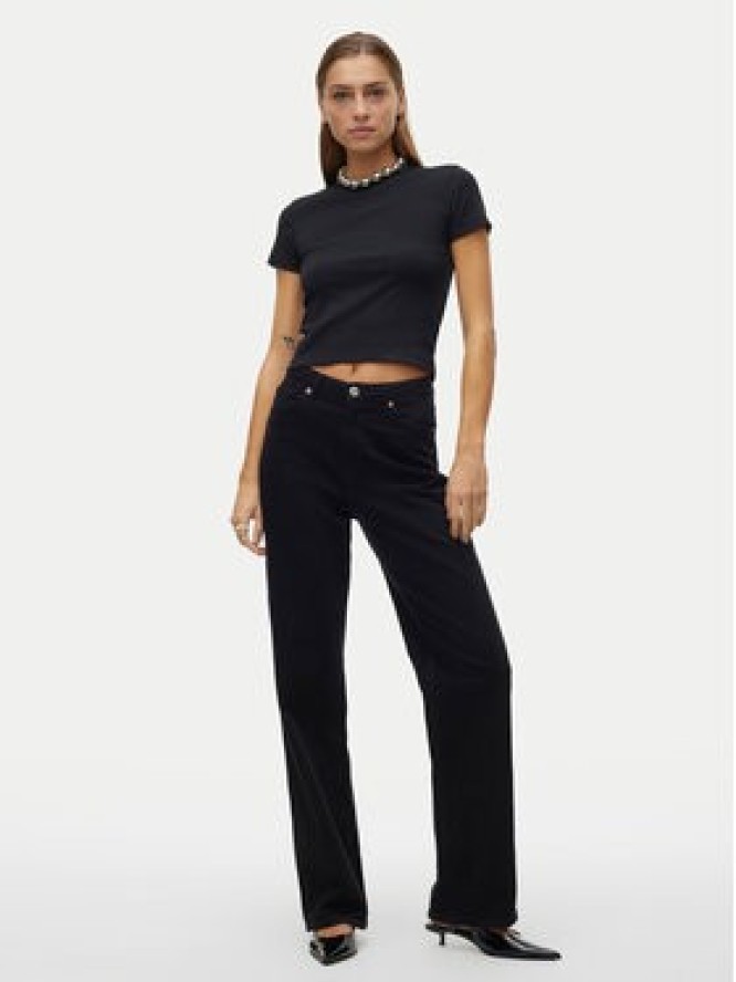 Vero Moda T-Shirt Chloe 10306894 Czarny Tight Fit