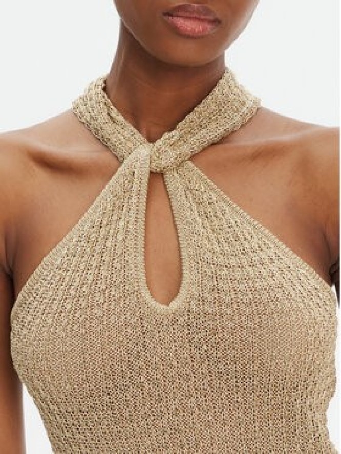 Guess Sweter W5YR39 Z24F0 Złoty Regular Fit