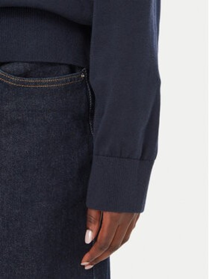 Tommy Jeans Sweter Essential DW0DW23362 Granatowy Regular Fit