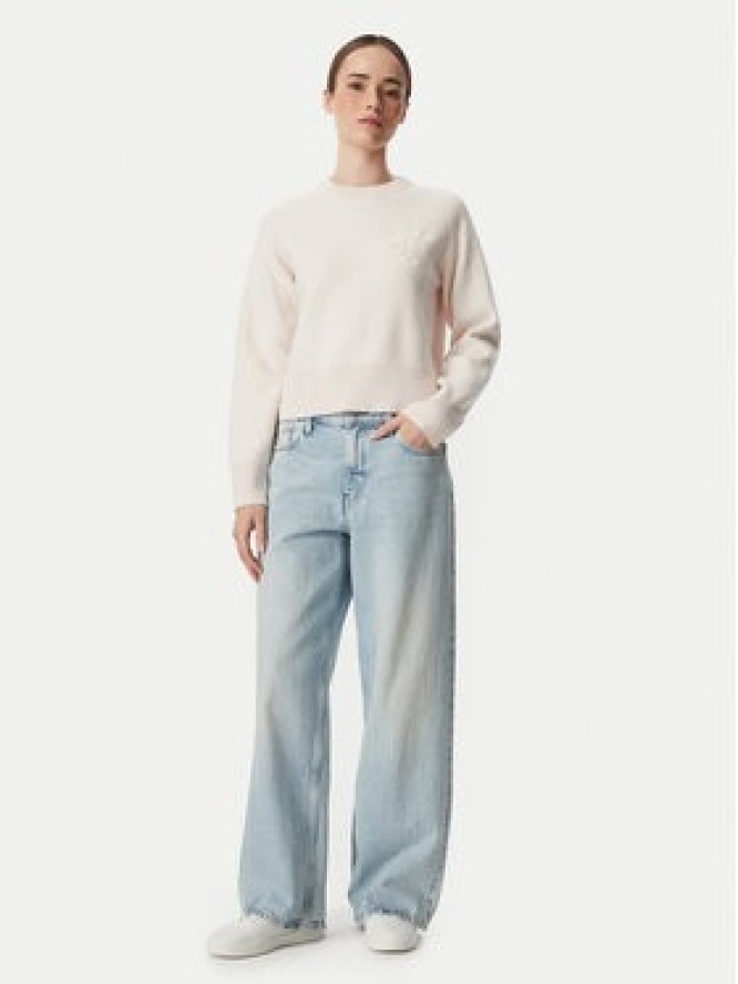 Calvin Klein Jeans Sweter LV047H320G Różowy jasny Regular Fit
