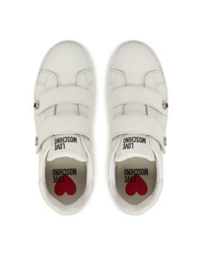 LOVE MOSCHINO Sneakersy JA15325G0NIA610B Biały