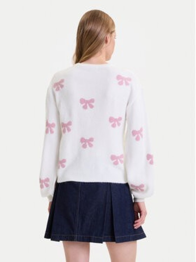 ONLY Sweter Bora 15360712 Biały Regular Fit