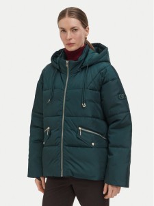 Liu Jo Kurtka zimowa TF6006 TS62A Zielony Regular Fit