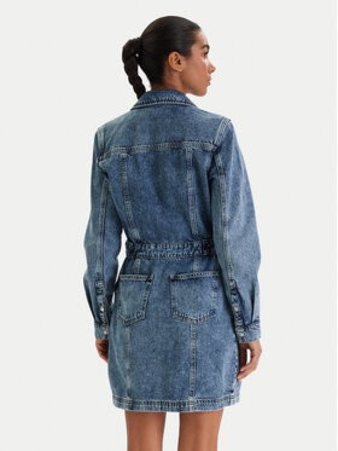 Karl Lagerfeld Jeans Sukienka jeansowa B1W13036 Niebieski Regular Fit