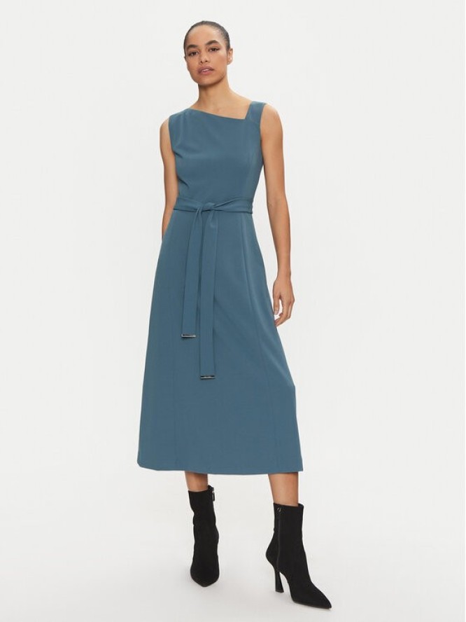 Calvin Klein Sukienka codzienna K20K207895 Zielony Regular Fit