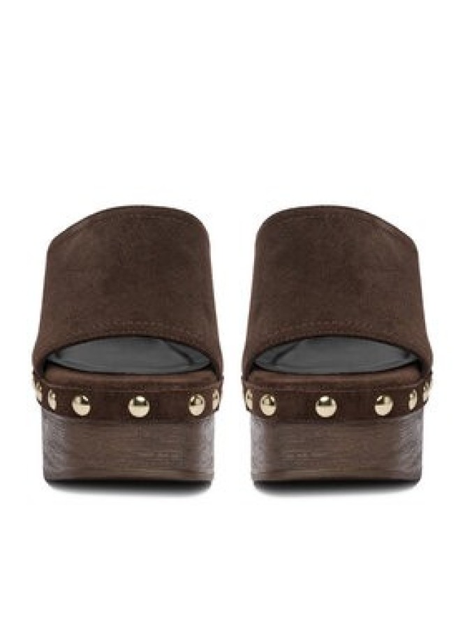 GINO ROSSI Klapki EO-LZRL1347-2 Brązowy