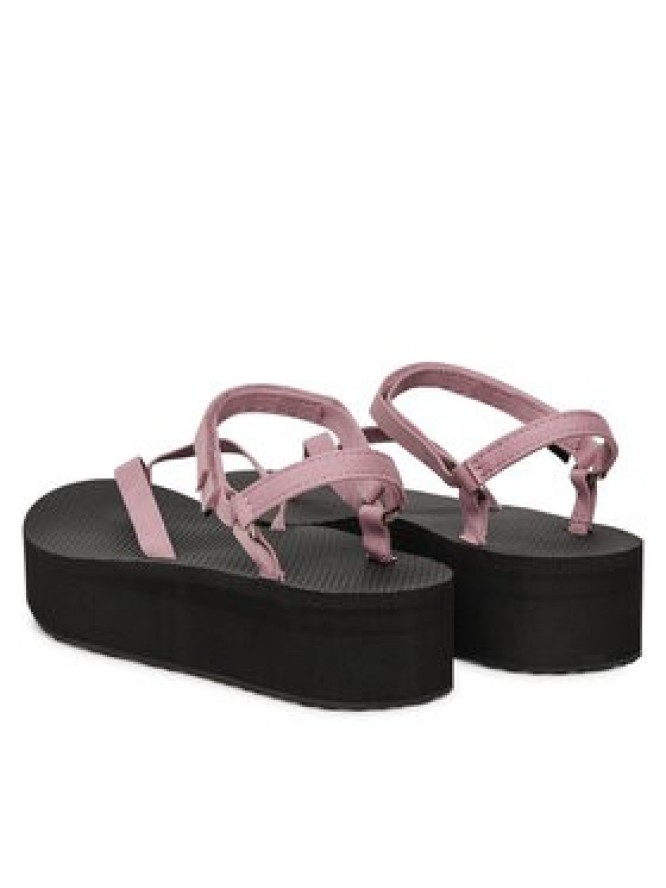 Teva Sandały Flatform Slim 1164630 Różowy