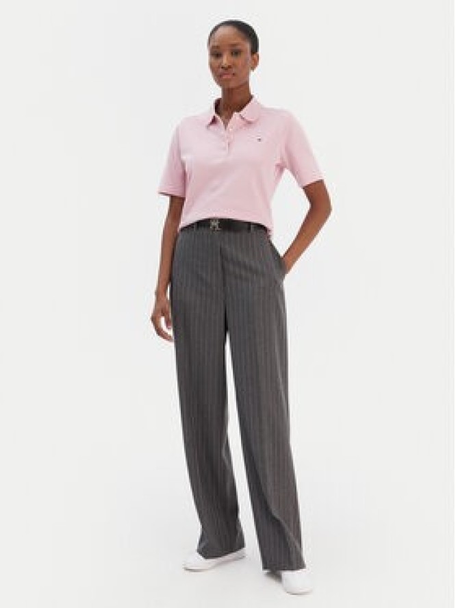 Tommy Hilfiger Polo 1985 WW0WW43224 Różowy Regular Fit