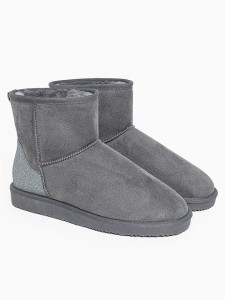 ISLAND BOOT Botki zimowe "Caspian" w kolorze szarym rozmiar: 38