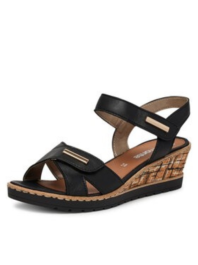 Remonte Sandały R6266-00 Czarny