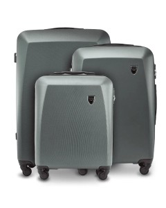 ZESTAW 3 WALIZEK WINGS PLOVER DARK GREEN